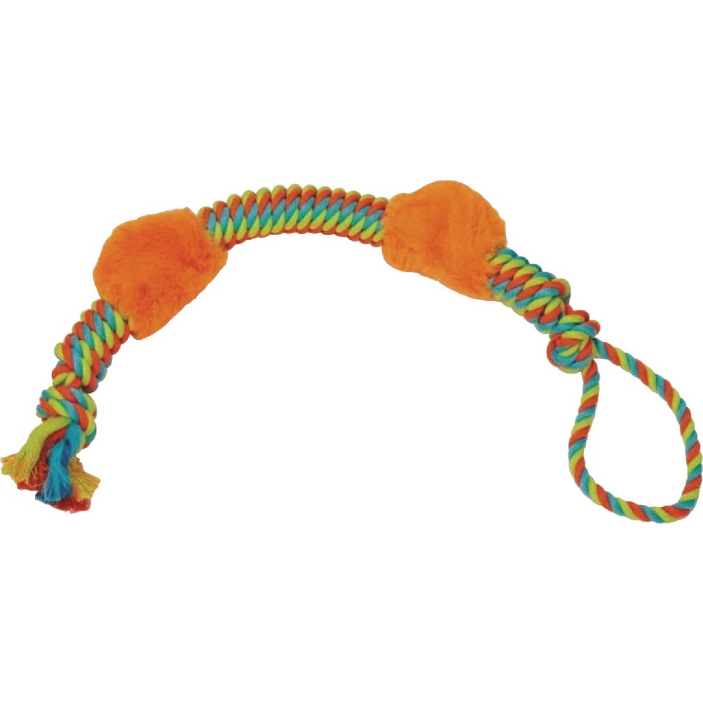 Boss Pet Chomper Plush Rope Tug Dog Toy Image 1