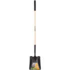 Green Thumb Wood Handle Square Point Shovel Image 1