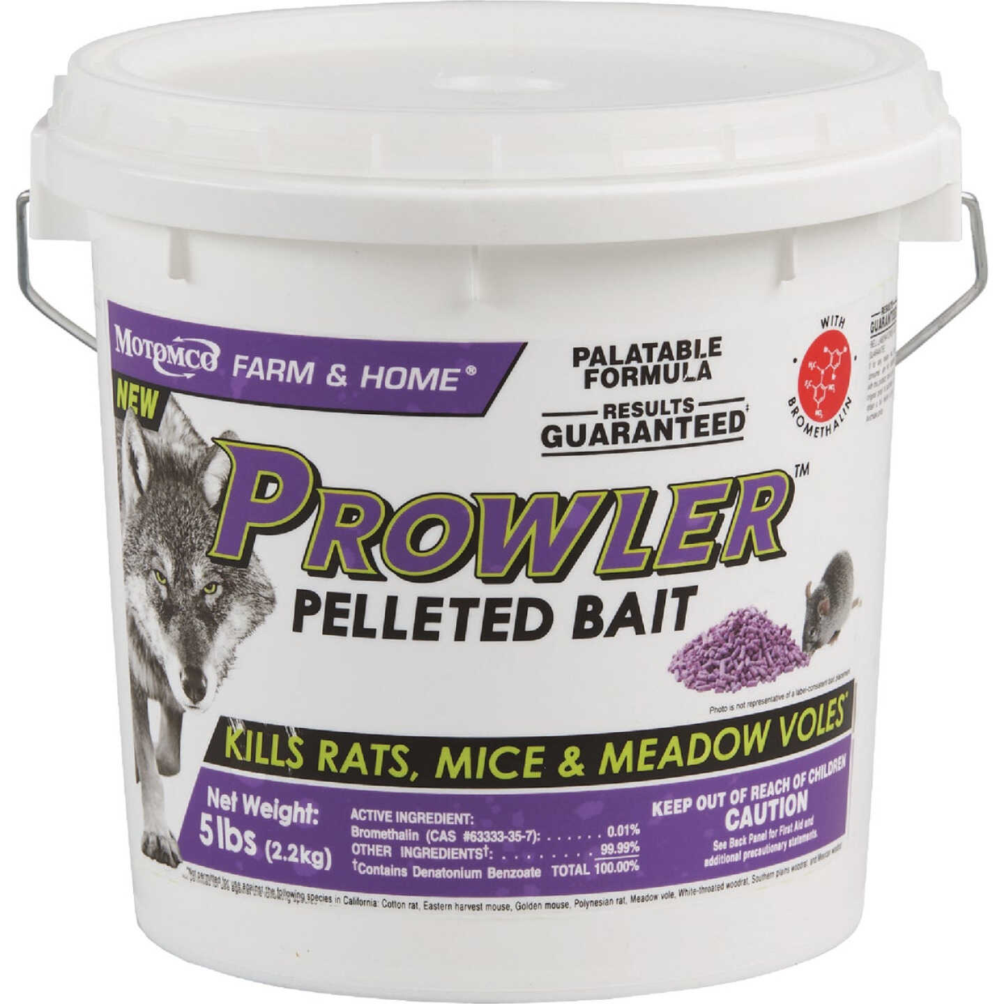 Prowler 5 Lb. Rats, Mice, & Meadow Voles Pelleted Bait Image 1