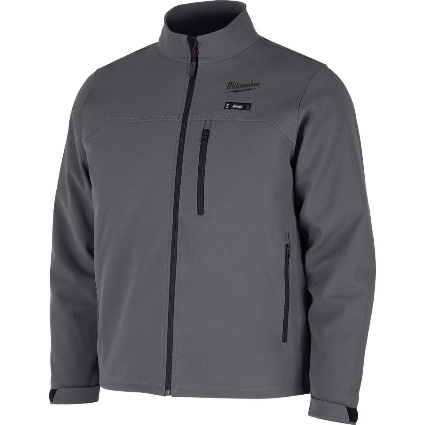 Milwaukee M12 TOUGHSHELL Men's Gray Cordless Heated Jacket, M Image 3