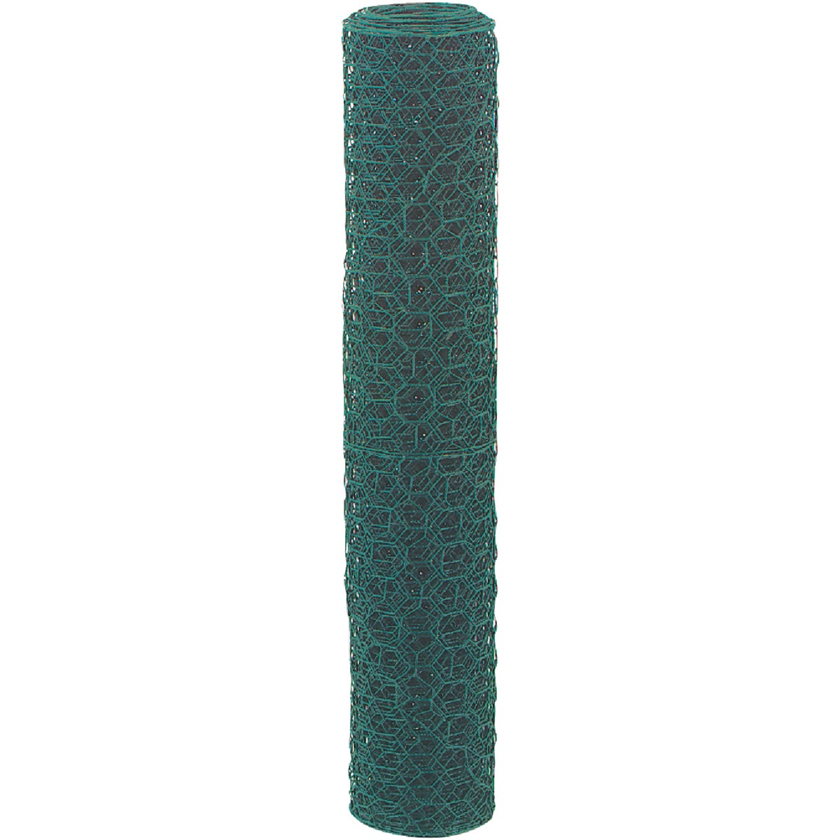 1 In. x 48 In. H. x 25 Ft. L. Green Vinyl-Coated Poultry Netting Image 2