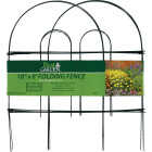 Best Garden 8 Ft. Powder-Coated Green Wire Folding Fence Image 3