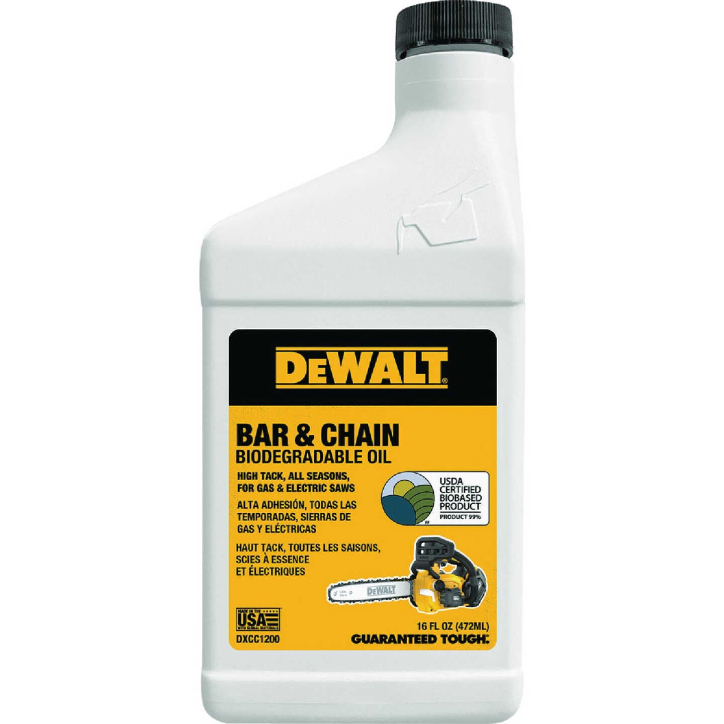 DEWALT 16 Oz. Bar & Chain Biodegradable Oil Image 1