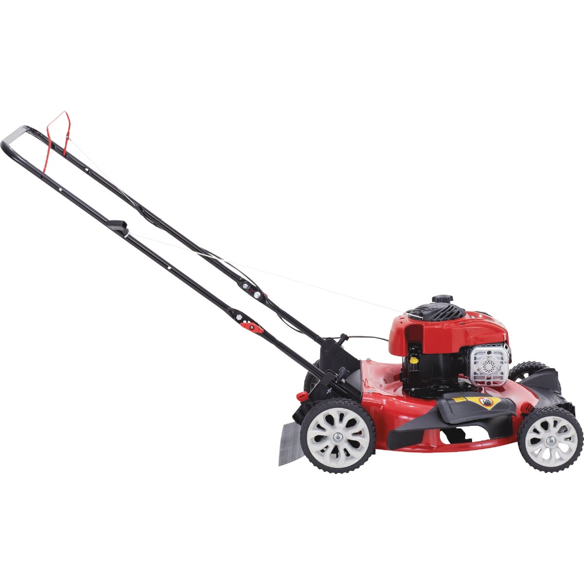Troy-Bilt 21 In. 163cc Low Wheel Push Gas Mower with Bag, Mulch and Side Discharge Image 4