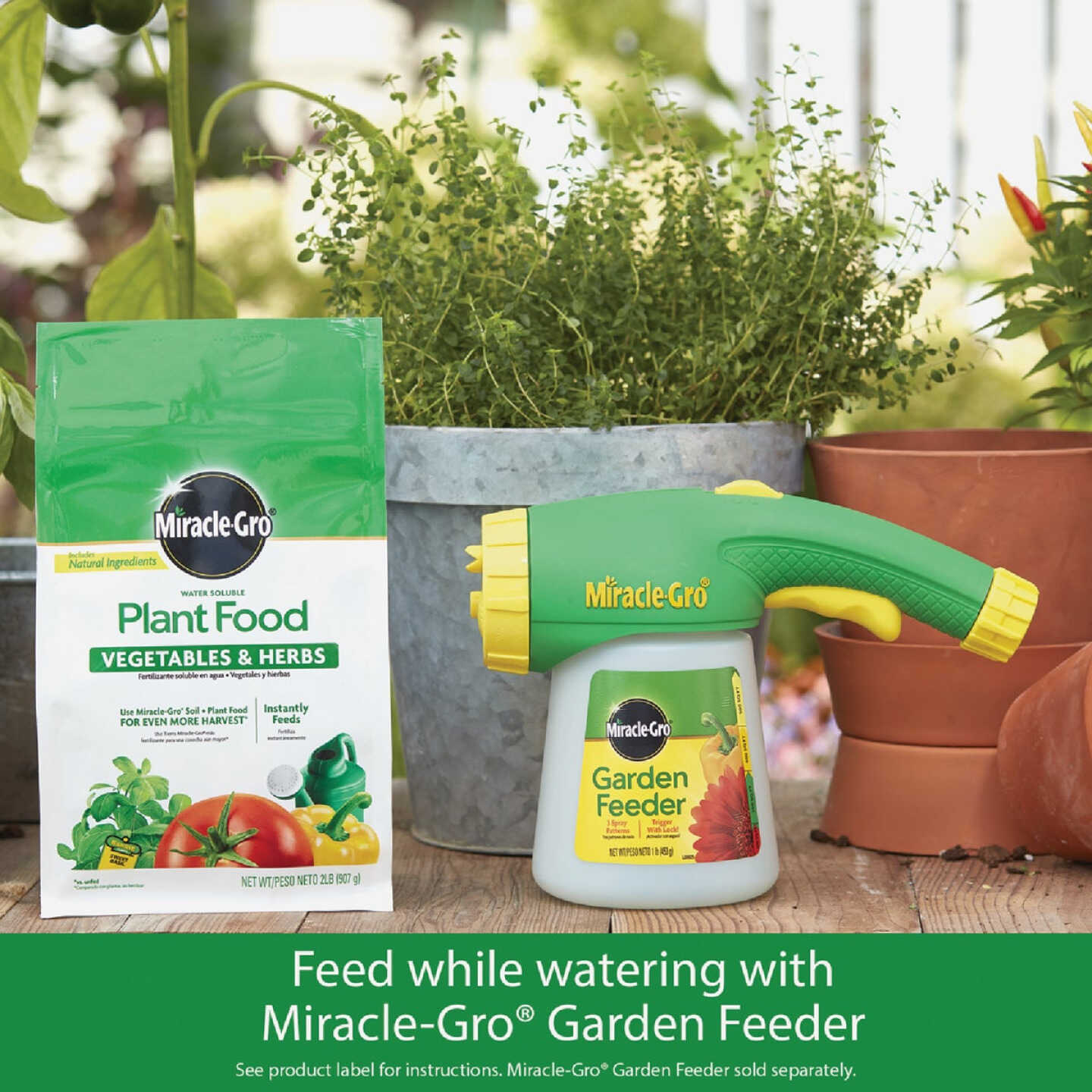 Miracle-Gro 2 Lb. Water Soluble Vegetables & Herbs Plant Food Image 4