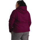 Berne Women's Small Plum Sherpa-Lined Softstone Duck Hooded Jacket Image 6
