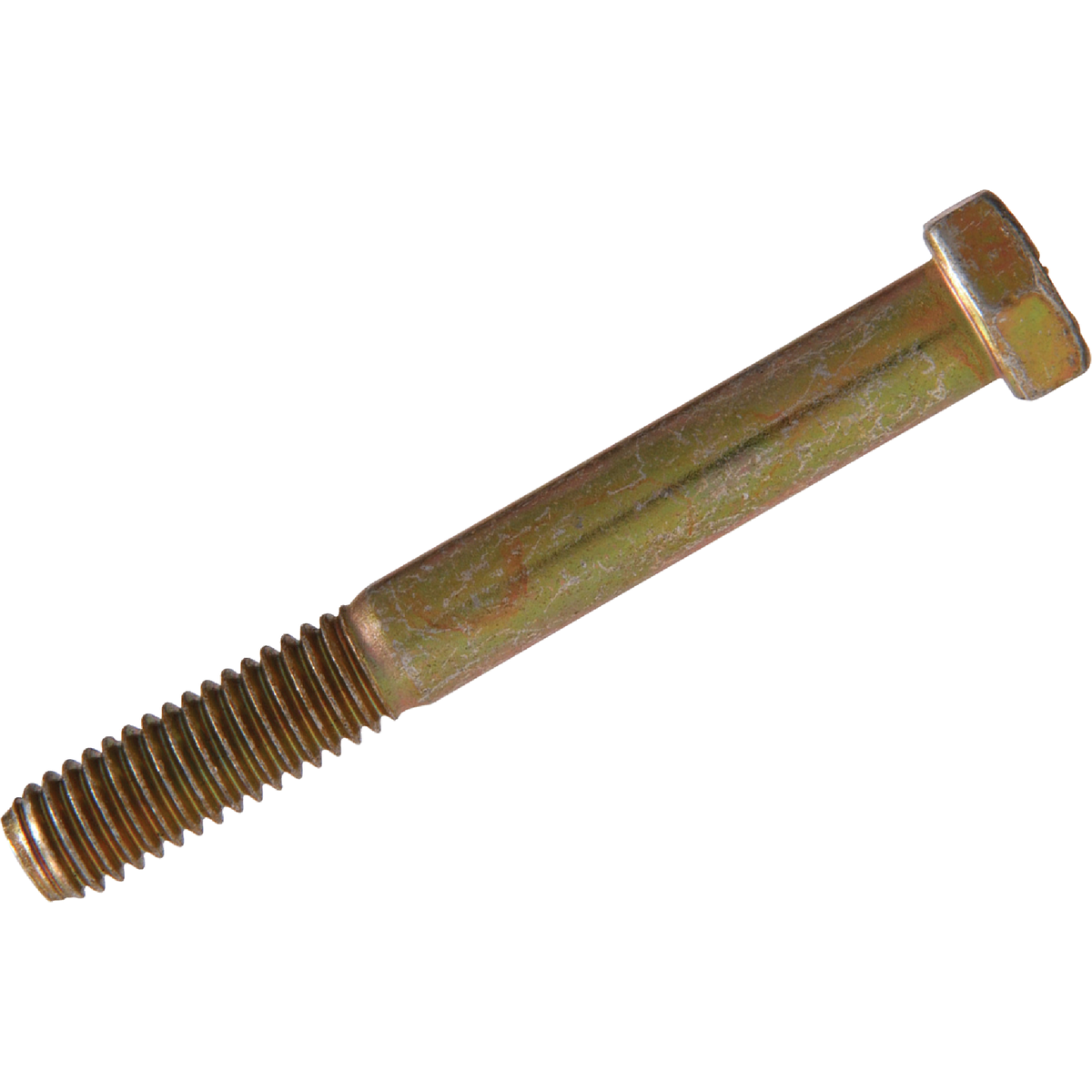 Hillman 1/2 In. x 2 In. Grade 8 Yellow Dichromate Hex Head Cap Screw (50-Count)