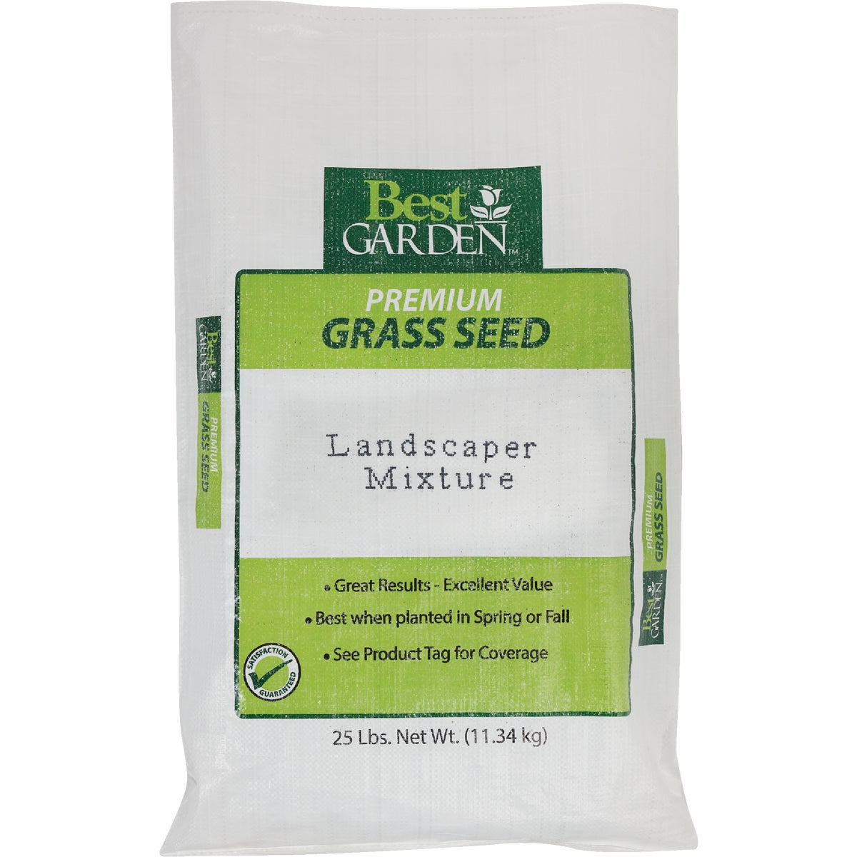 Best Garden 25 Lb. 3750 Sq. Ft. Coverage Sun to Partial Shade Grass Seed Image 1