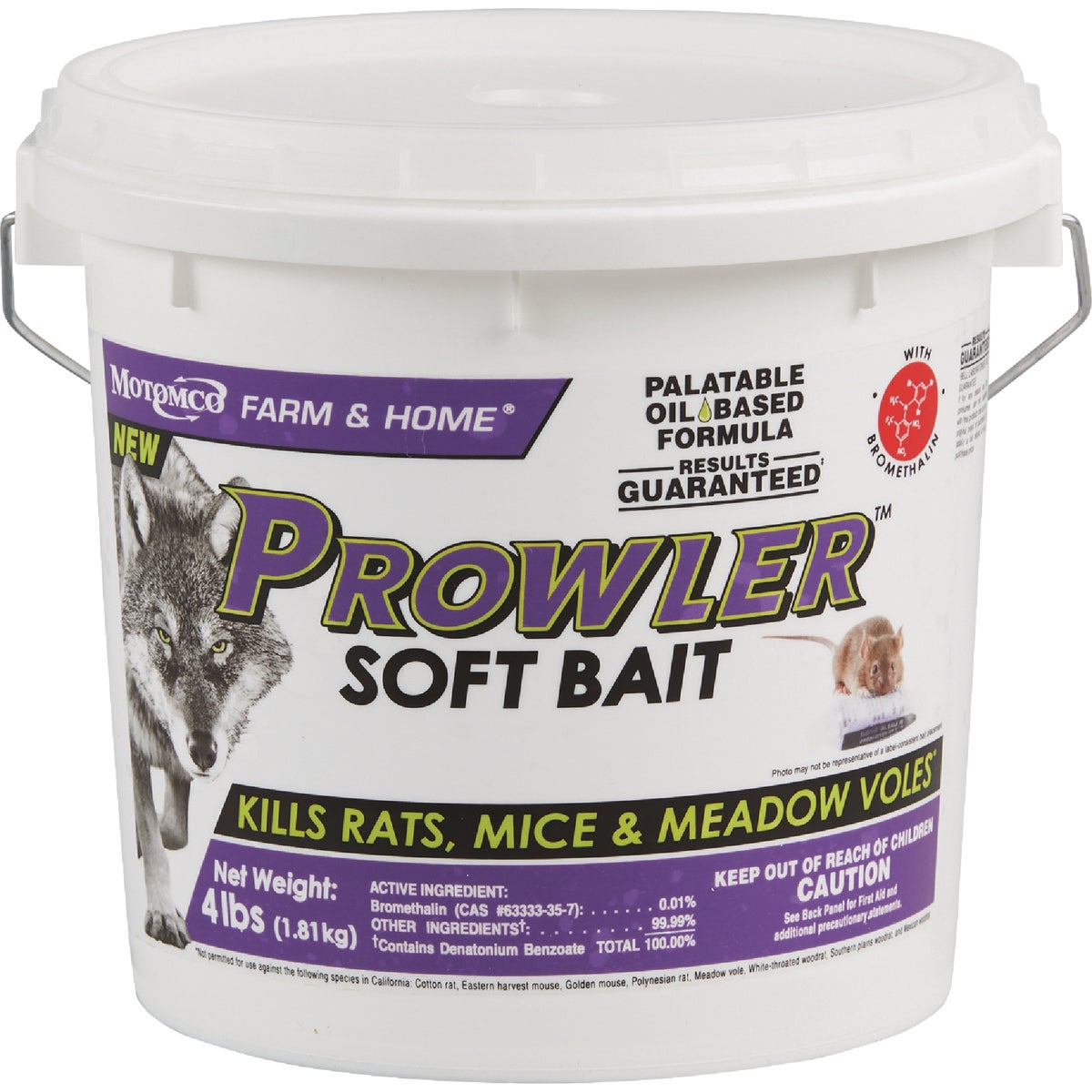 Prowler 4 Lb. Rats, Mice, & Meadow Voles Soft Bait