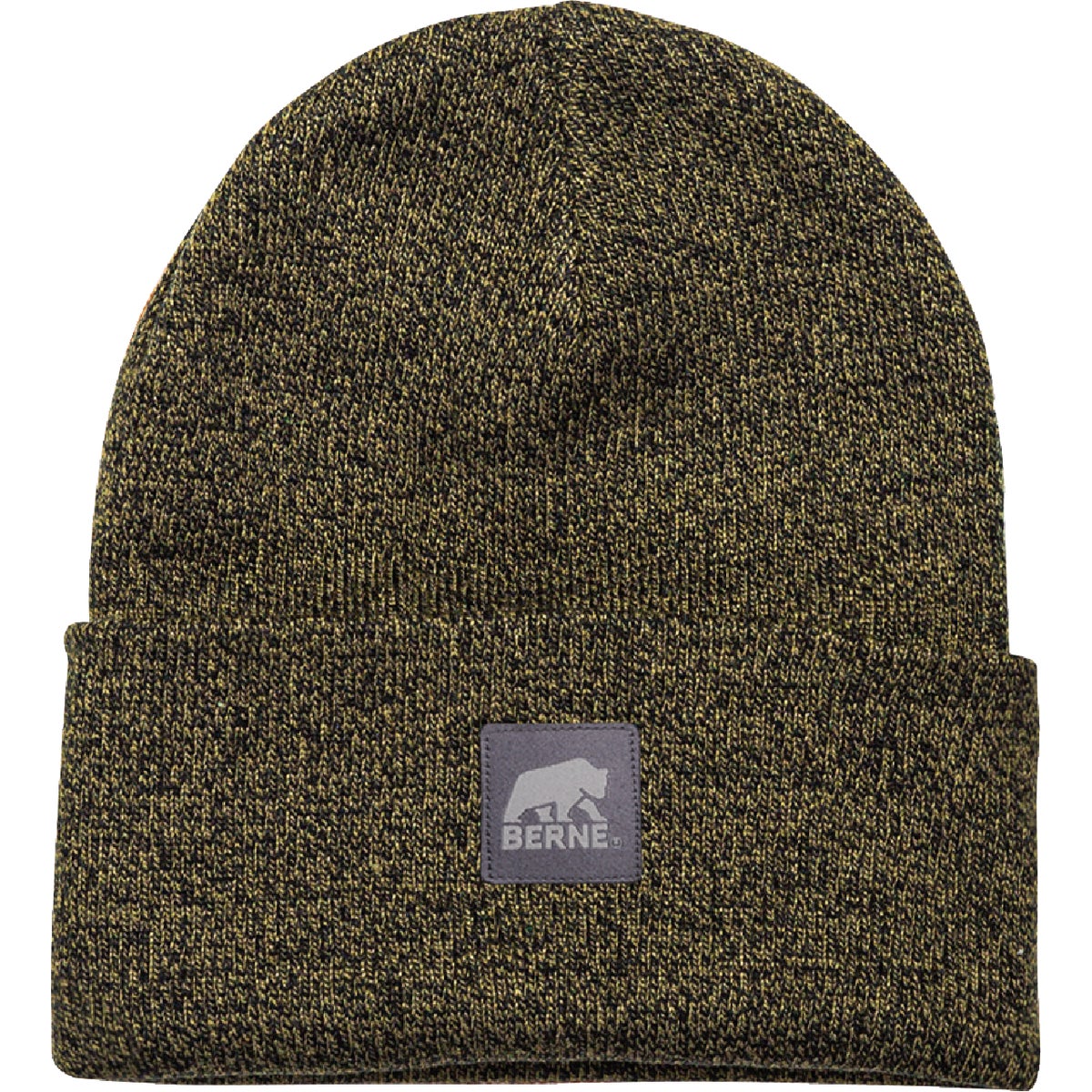 Berne Heritage Cedar Green & Black Knit Cuff Beanie