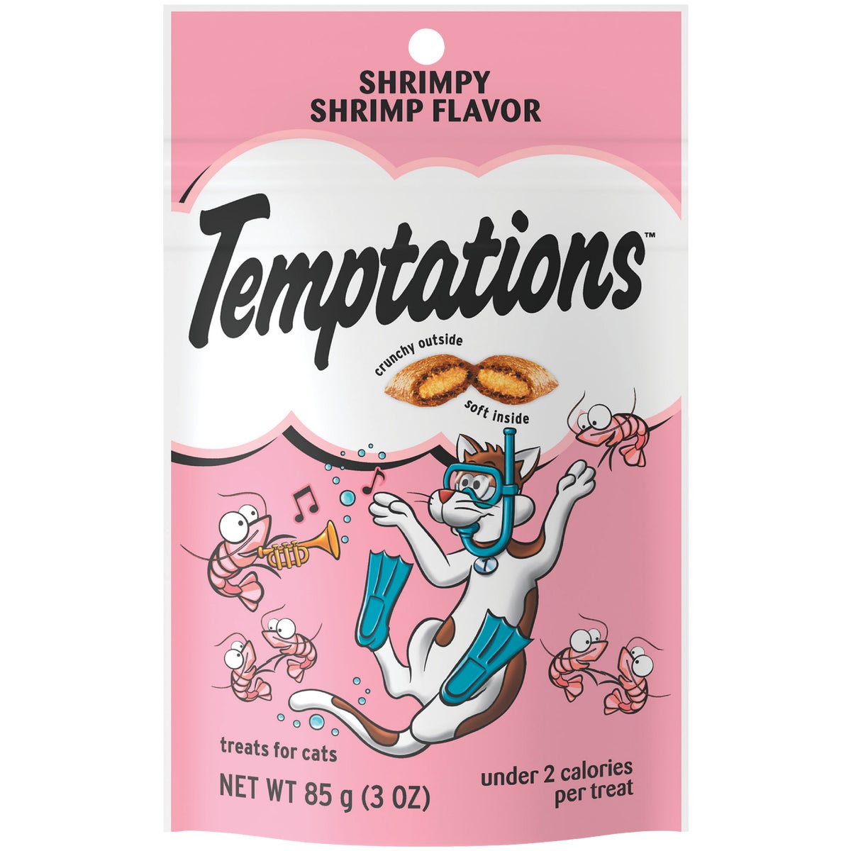 Temptations Shrimpy Shrimp 3 Oz. Cat Treats Image 1