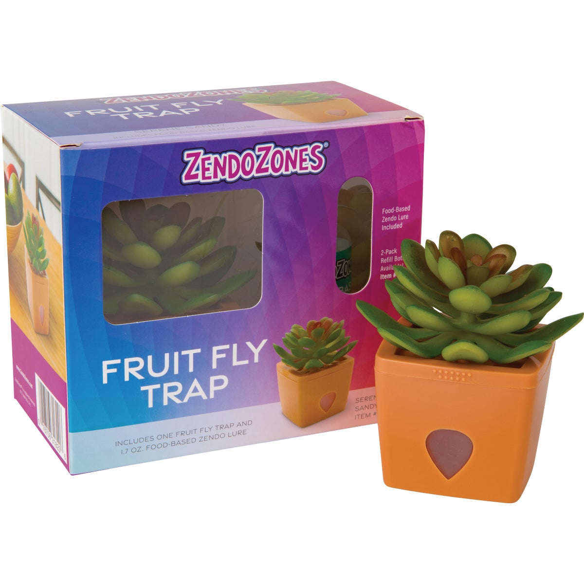 ZendoZones Serene Sandy Fruit Fly Trap