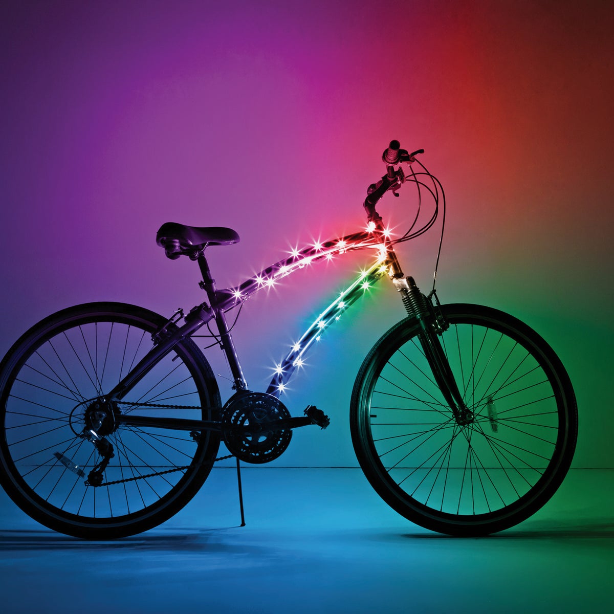 Cosmic Brightz Color Select LED Bike Frame Light String