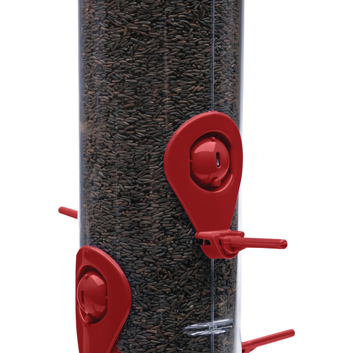 Perky-Pet Red 2-In-1 Tube Bird Feeder Image 6