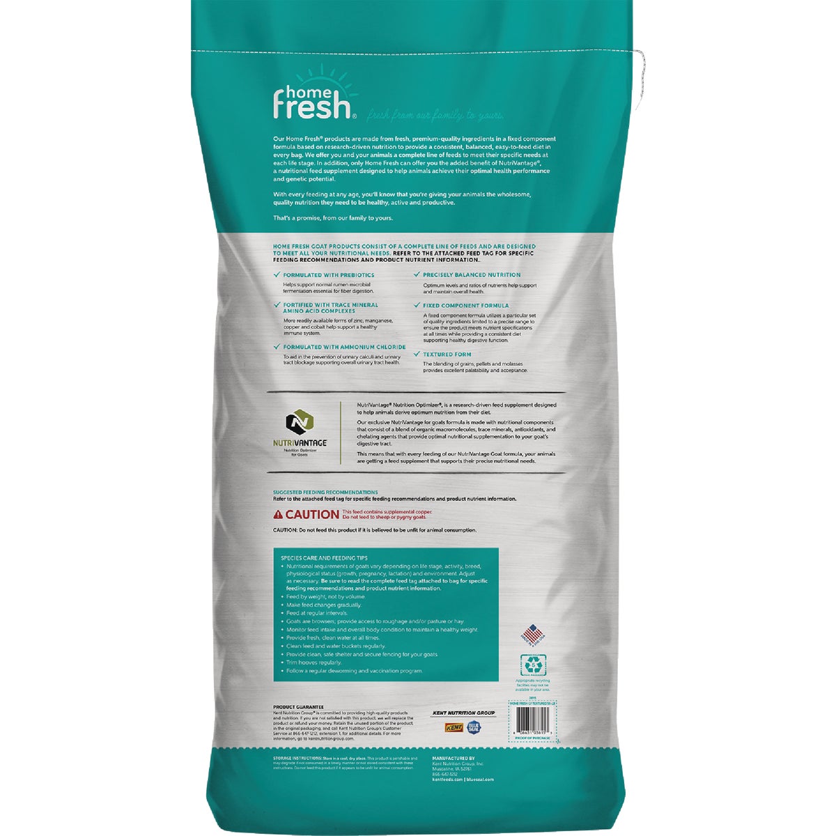 Kent Home Fresh Goat Herd 18 50 Lb. Goat Feed Image 2