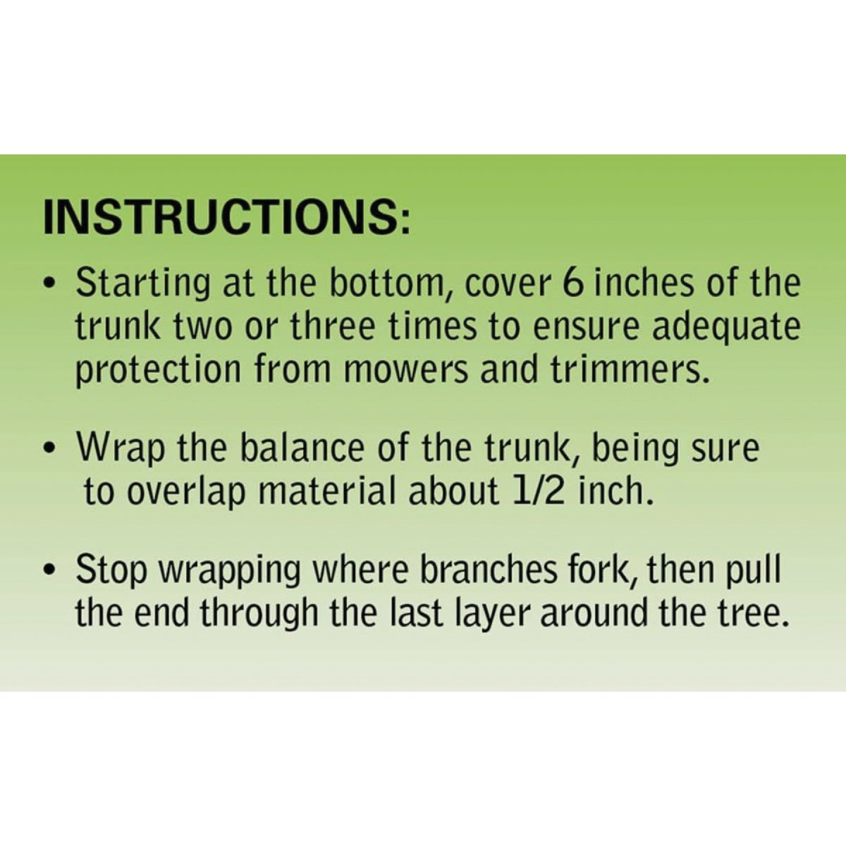 DeWitt White Polypropylene 3 In. x 50 Ft. Tree Wrap Image 4