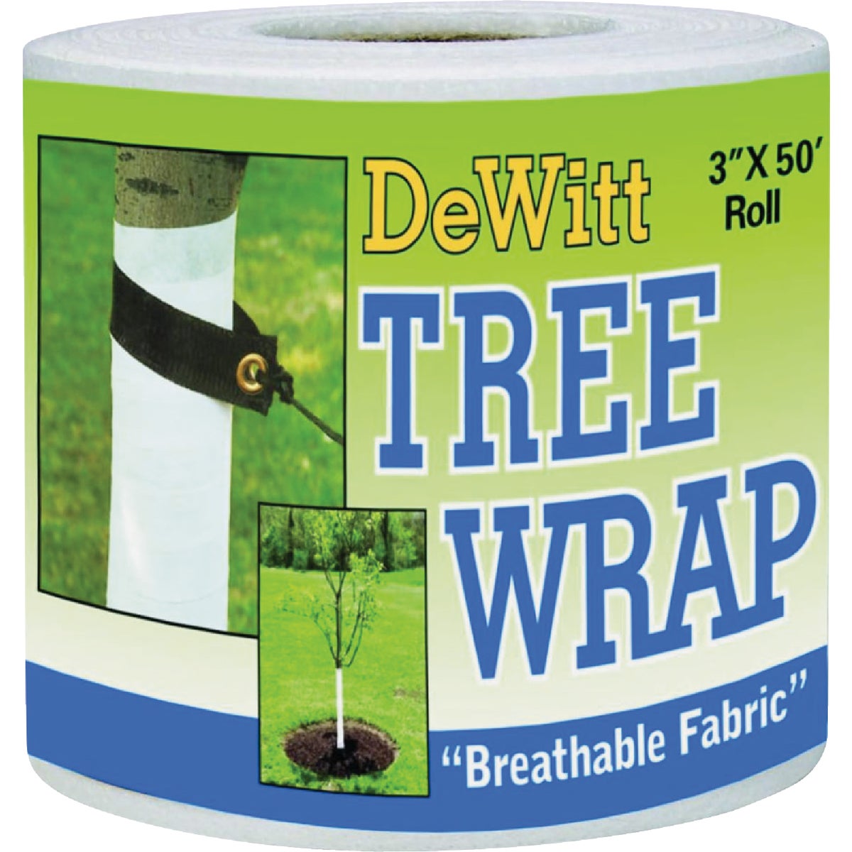 DeWitt White Polypropylene 3 In. x 50 Ft. Tree Wrap Image 5