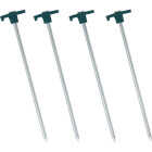 Coleman 10 In. Metal Tent & Canopy Ground Stakes (4-Pack) Image 1
