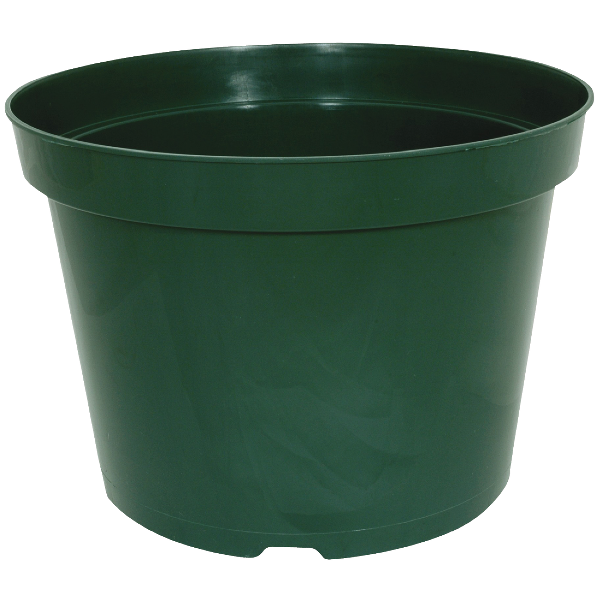 Myers 4.63 In. H. x 6 In. Dia. Green Poly Flower Pot Image 1