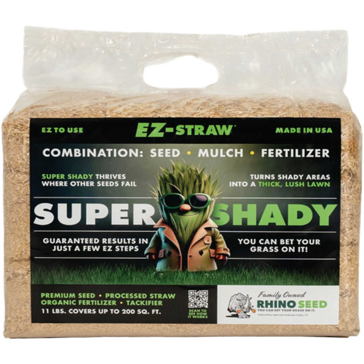 EZ-Straw Super Shady Shade Mix 11 Lb. Straw Bale Image 1