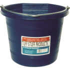 Tuff Stuff 5 Gal. Blue Poly Flat Back Bucket Image 2