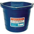 Tuff Stuff 5 Gal. Blue Poly Flat Back Bucket Image 1