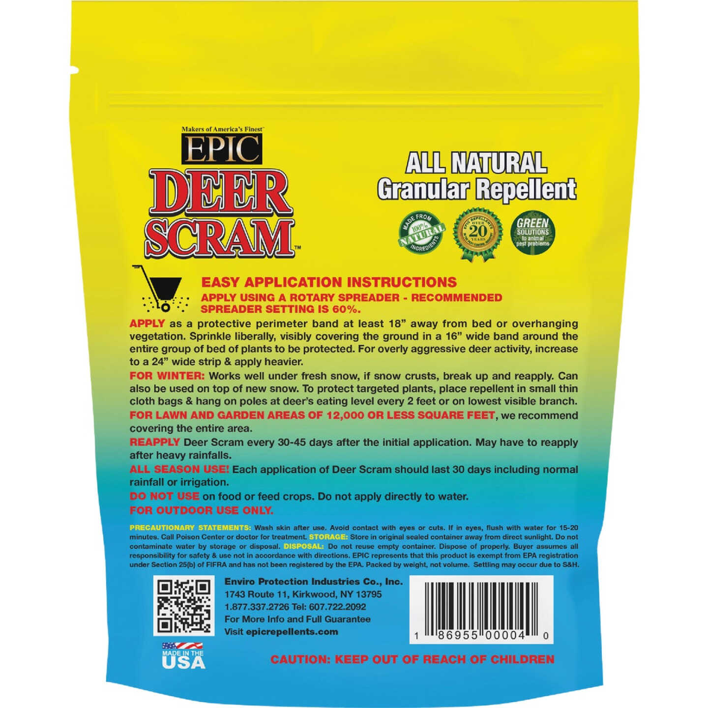 Deer Scram 2 Lb. Granular Organic Deer Repellent Image 2