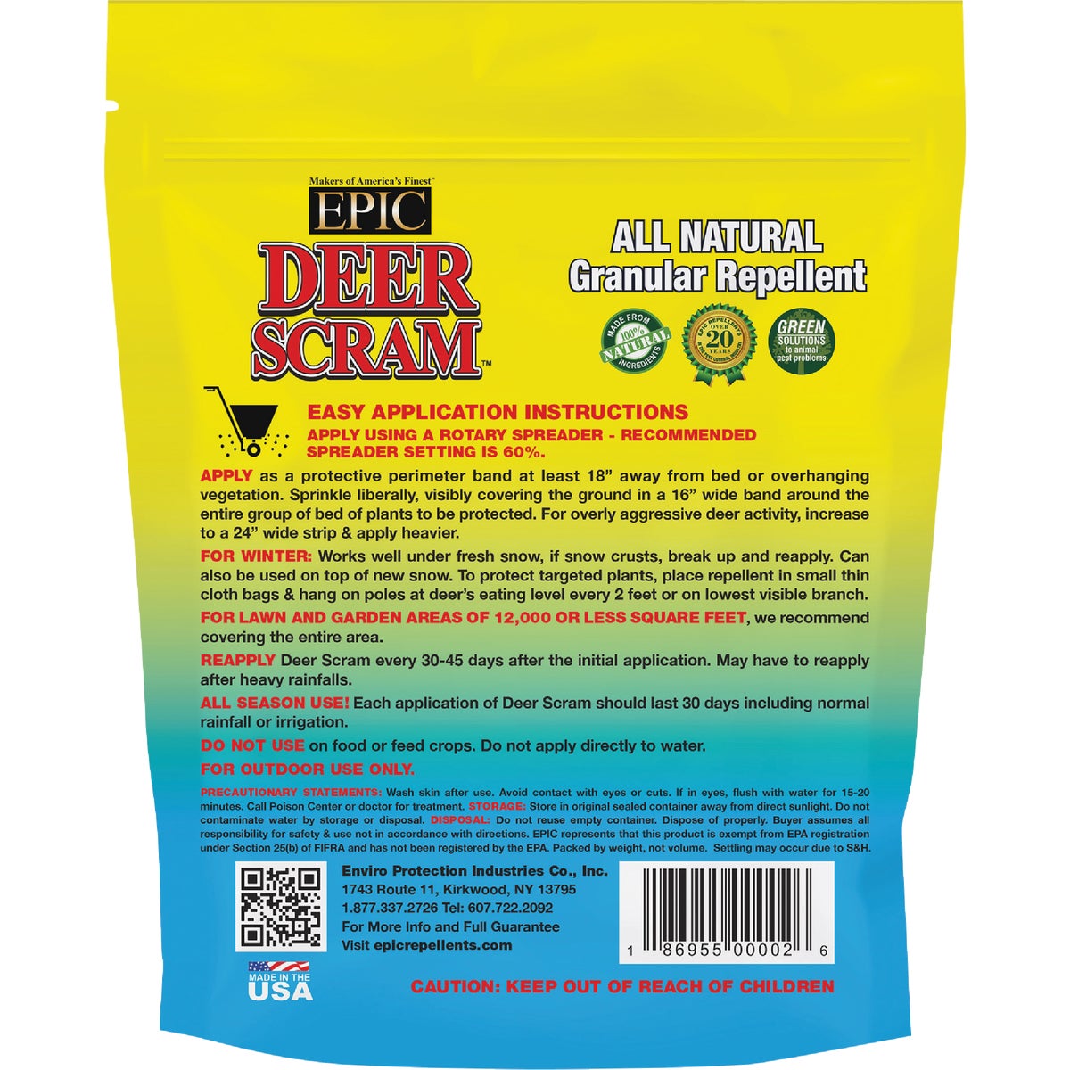 Deer Scram 6 Lb. Granular Organic Deer Repellent Image 2
