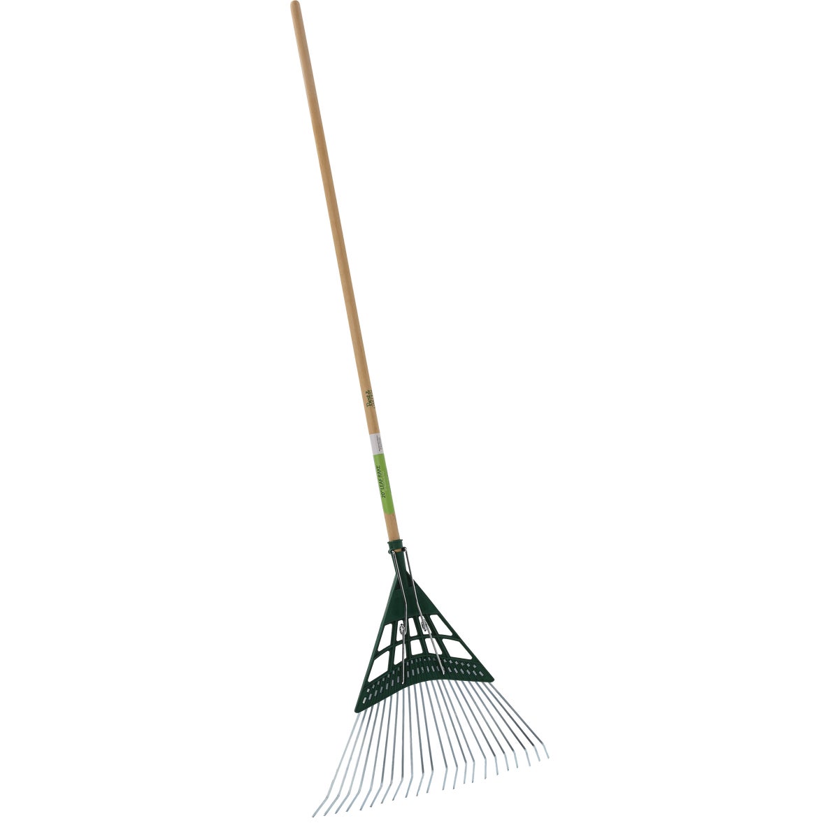 Best Garden 20 In. Steel Leaf Rake with 48 In. Wood Handle (22-Tine)