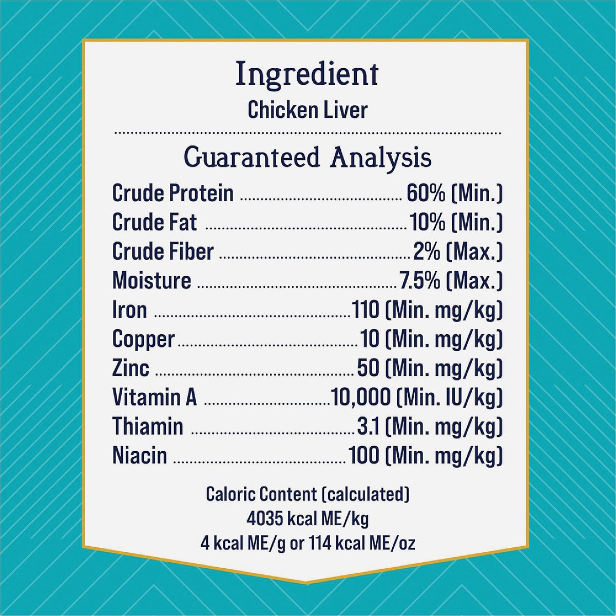 Stewart 3 Oz. Tub Freeze-Dried Chicken Liver Dog Treat Image 2
