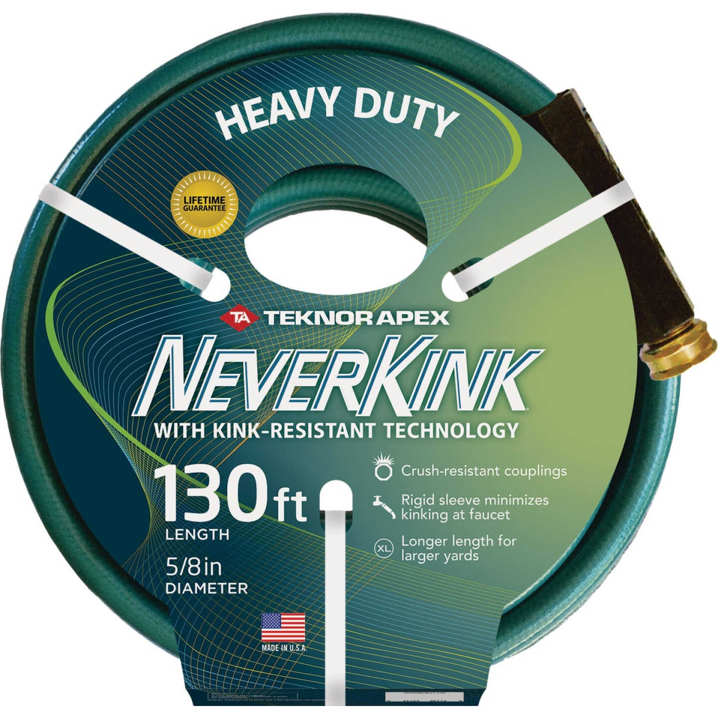 Teknor Apex Neverkink 5/8 In. Dia. x 130 Ft. L. Heavy-Duty Garden Hose Image 1