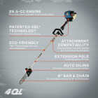 Senix 26.5cc Gas Pole Saw Image 2