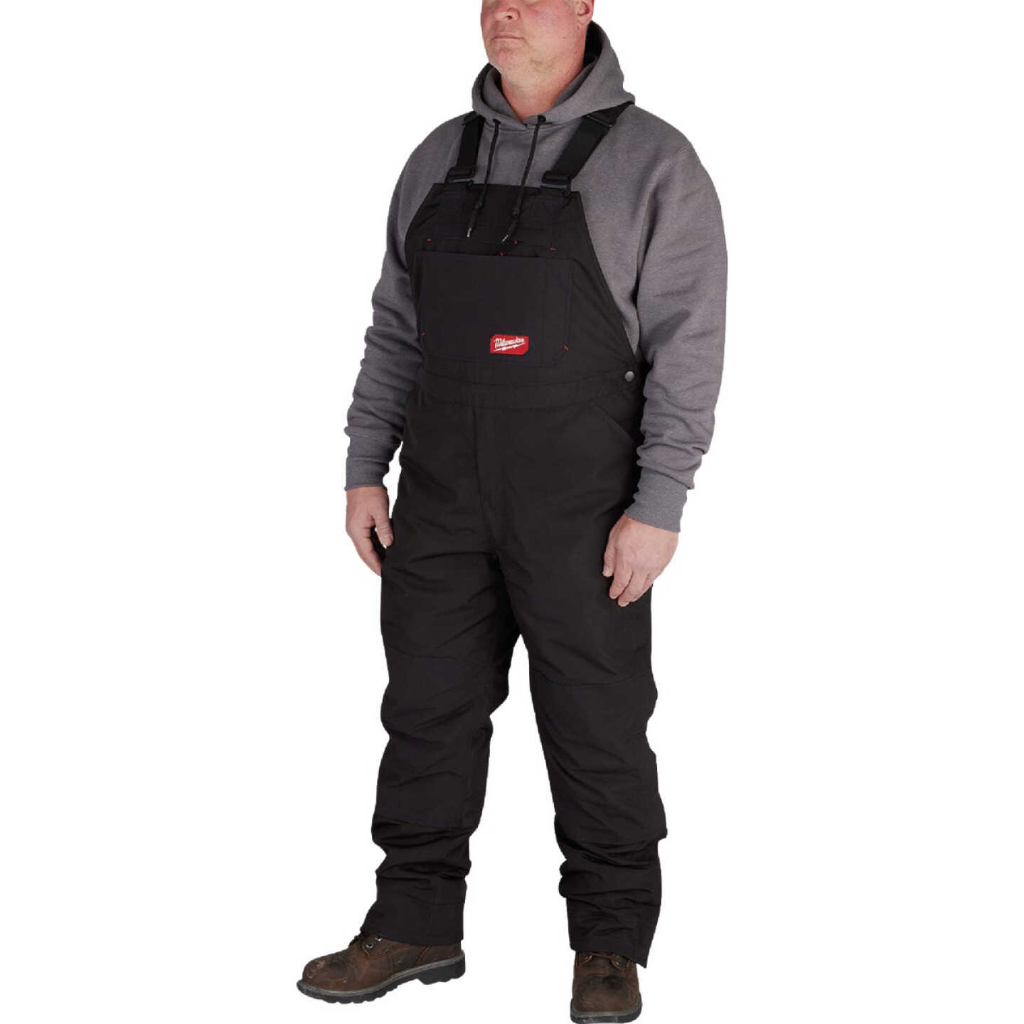 Milwaukee FREEFLEX Men's Small Black Insulated Bib Overalls Image 1