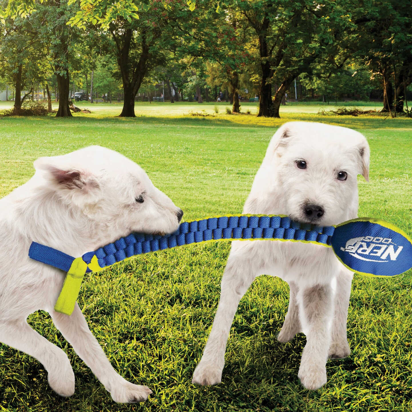 Nerf Dog 25 In. Nylon Squeak Vortex Chain Tug Image 4