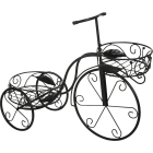 Best Garden Black Powder-Coat Steel 22 In. H. Tricycle Plant Stand Image 1