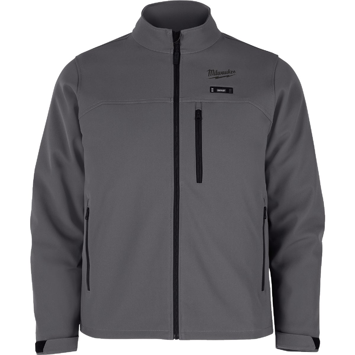 Milwaukee M12 TOUGHSHELL Men's Gray Cordless Heated Jacket, XL