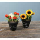 Deroma 6.3 In. Red Terra Cotta Clay Standard Planter Image 2