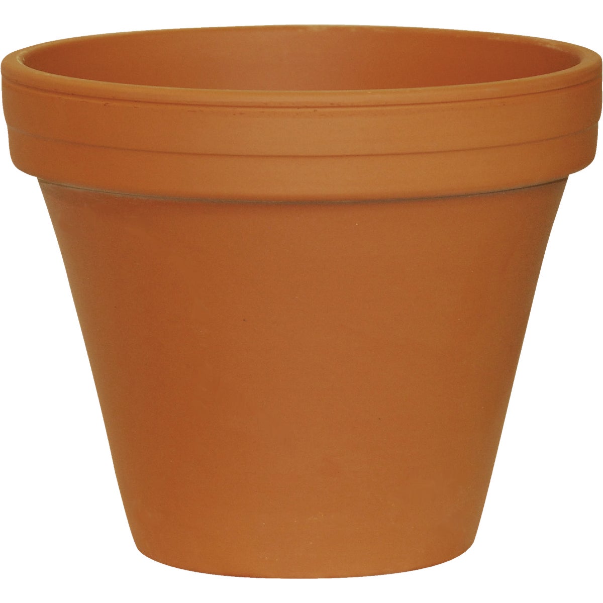Deroma 8.3 In. Red Terra Cotta Clay Standard Planter Image 1