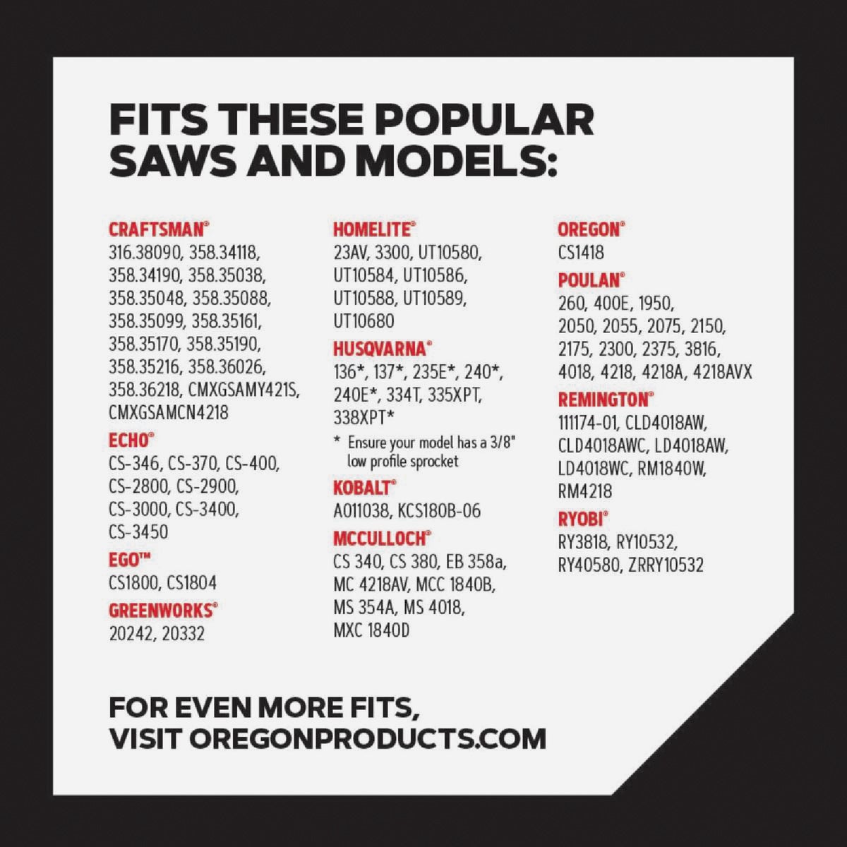 Oregon S62 AdvanceCut Chainsaw Chain for 18 In. Bar - 62 Drive Links Fits Husqvarna, Echo, Poulan, Craftsman, Echo, Senix & More Image 6