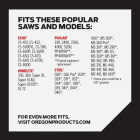 Oregon D66 AdvanceCut Saw Chain for 18 in. Bar - 66 Drive Links - fits Echo, Craftsman, Homelite, McCulloch, Poulan, Stihl, Skil and more Image 4