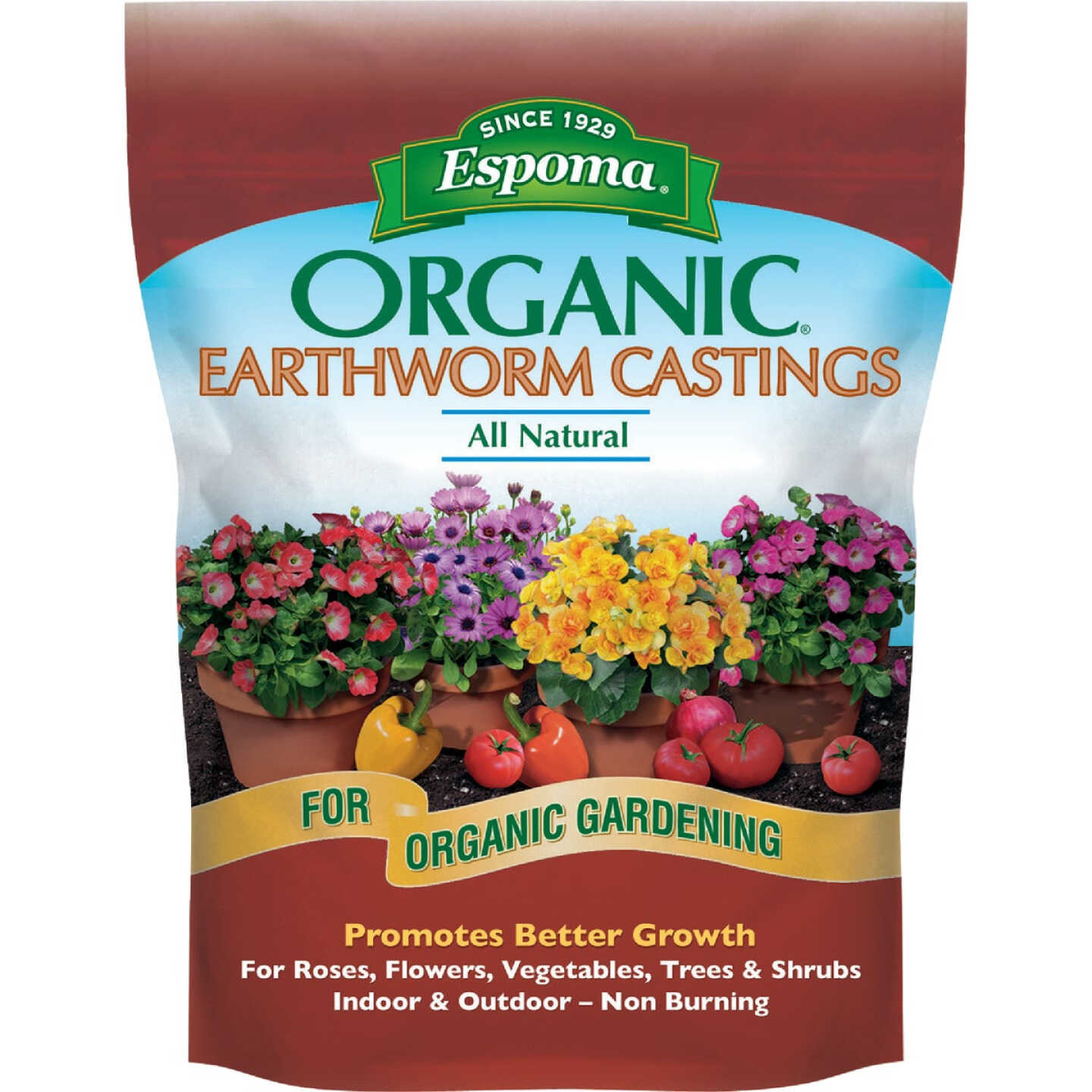 Espoma Organic 4 Qt. Earthworm Castings Soil Conditioner Image 1