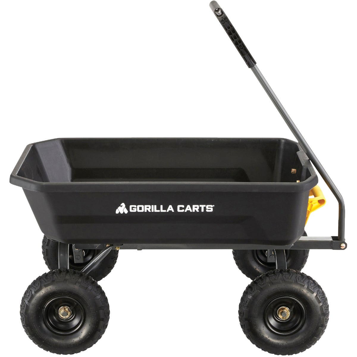 Gorilla Carts 4 Cu. Ft. 600 Lb. Poly Garden Dump Cart Image 6