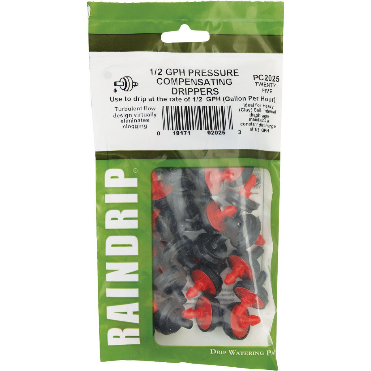Raindrip 1/2 GPH On-Line Dripper (25-Pack) Image 2