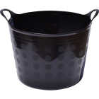 Tuff Stuff 4.2 Gal. Black Plastic Flex Tub Image 1