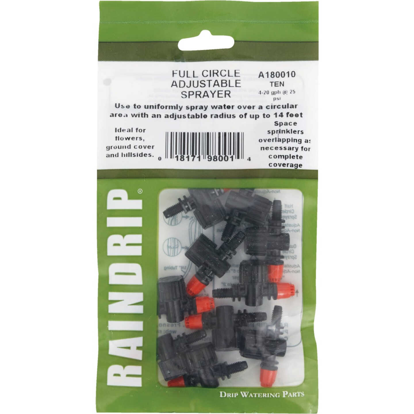 Raindrip Full Circle Adjustable Sprayer (10-Pack) Image 2