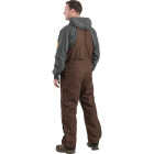 Berne Men's Large Bark Heartland Insulated Washed Duck Bib Overalls Image 4
