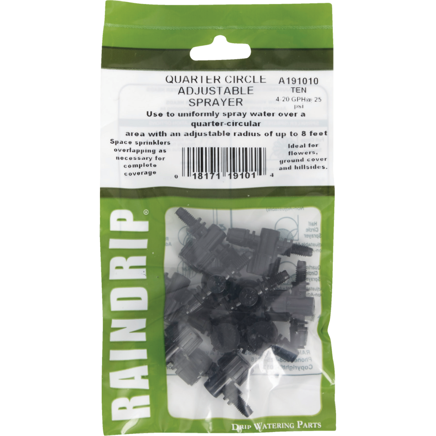 Raindrip Quarter Circle Adjustable Sprayer (10-Pack) Image 2