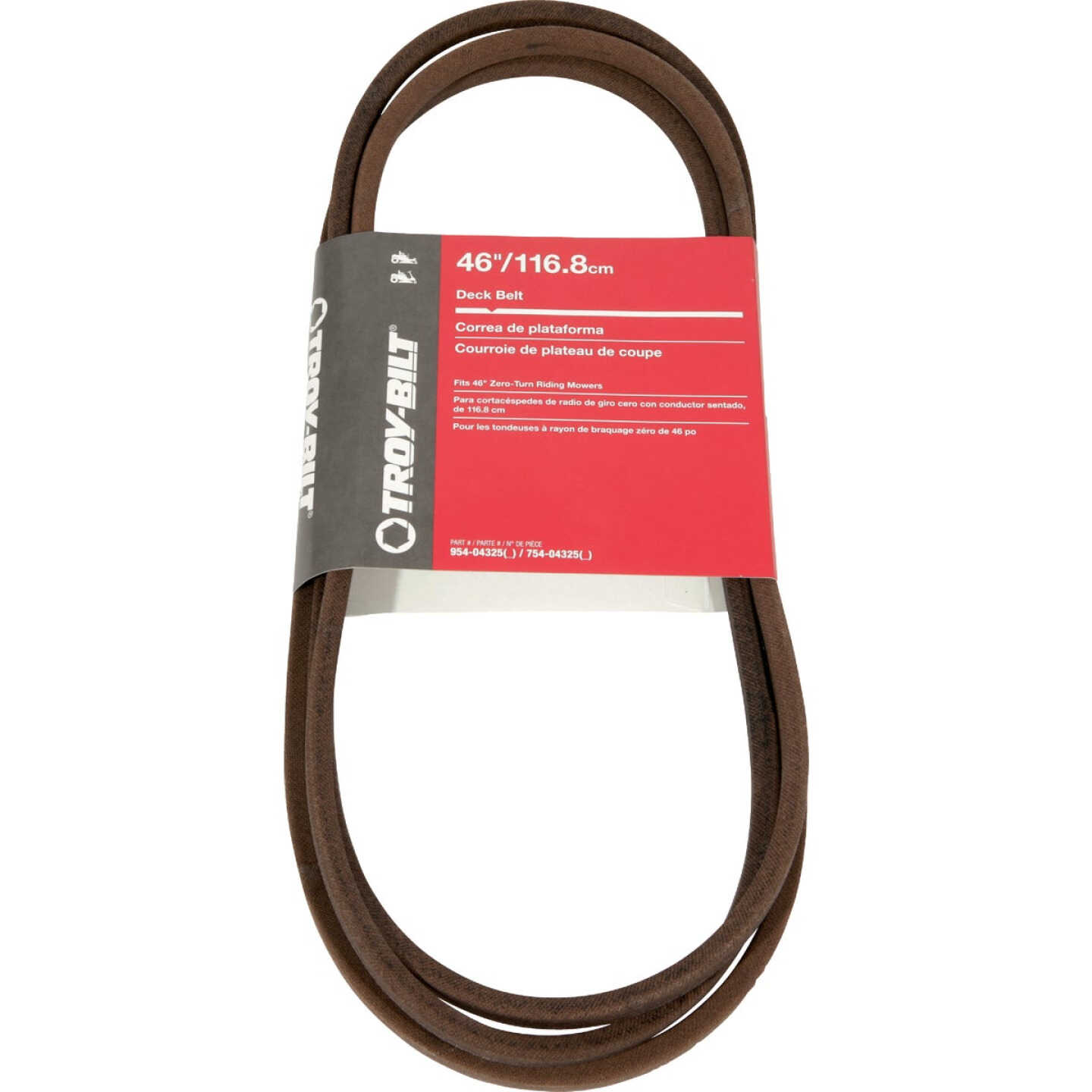 Troy-Bilt 46 In. Deck Belt for Lawn Tractors & Zero-Turn Mowers Image 1