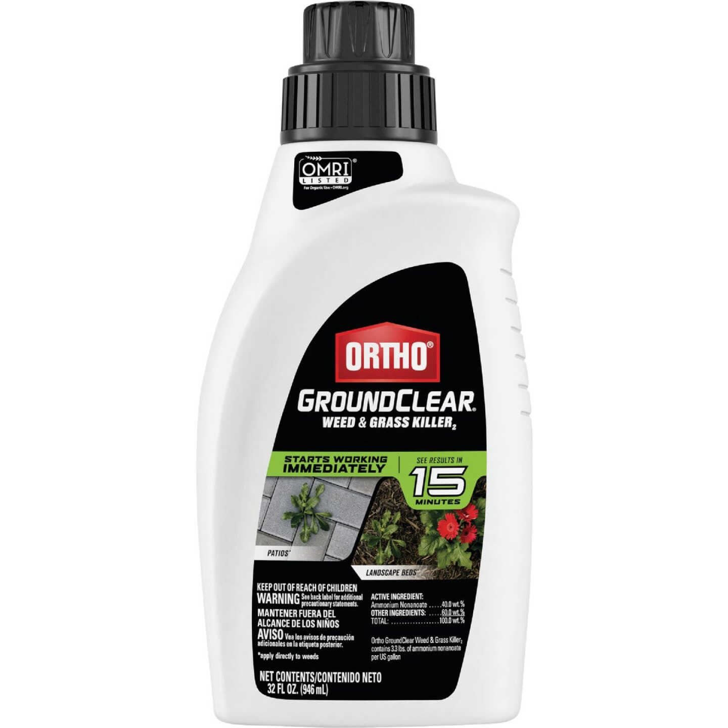 Ortho GroundClear 32 Oz. Concentrate Weed & Grass Killer Image 1