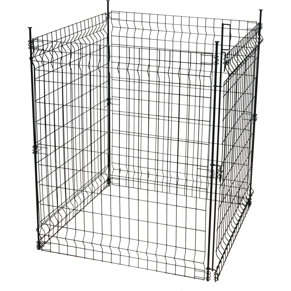 Best Garden 3 In. W. x 49 In. H. Black Powder-Coated Steel Multi Purpose Fence Latch Image 2